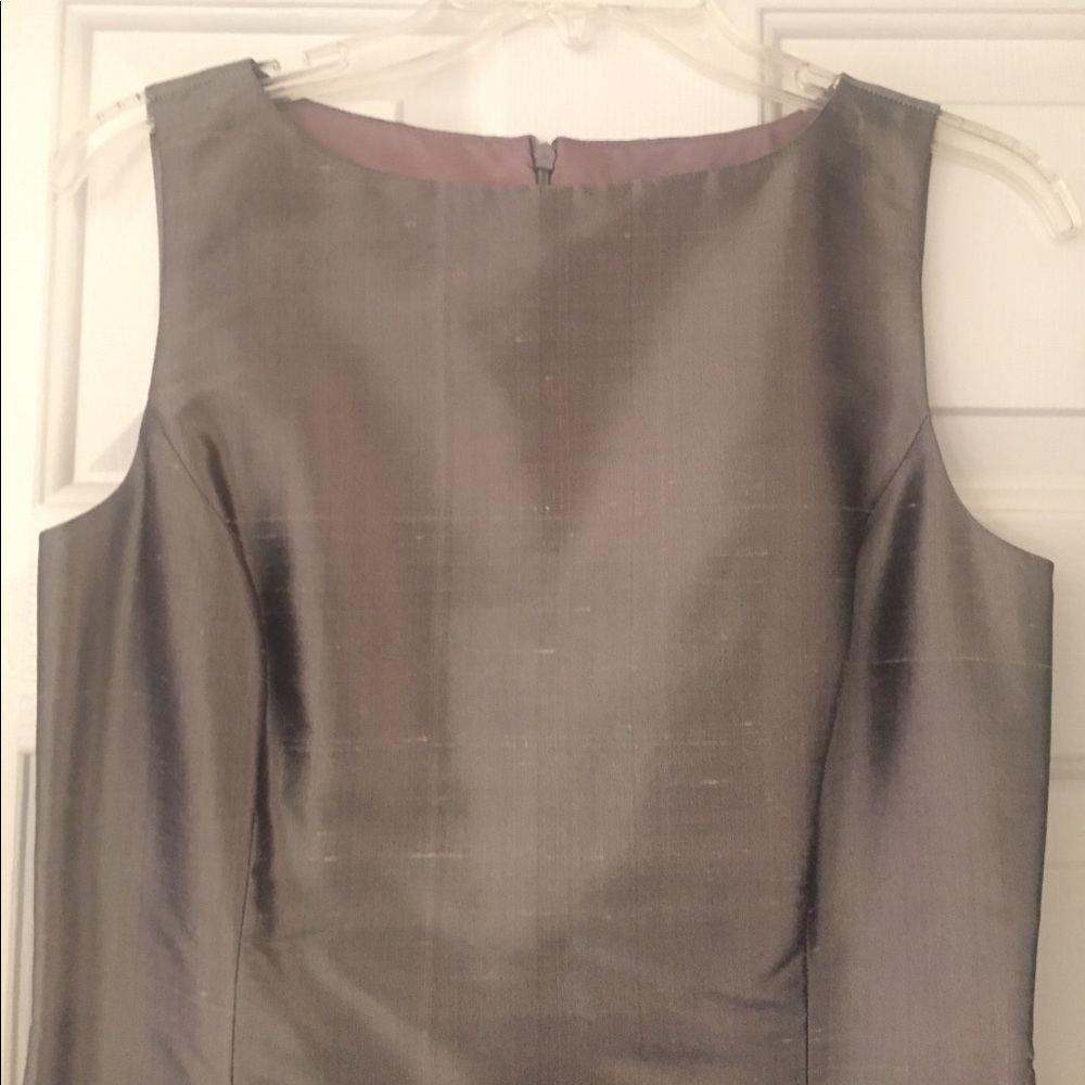 Size 4 gray silk Spenser Jeremy sleeveless dress
